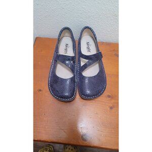 Alegria Women's Glittery Navy Flats
